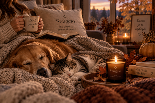 🕯️ Podzimní rituál: chvíle klidu pro vás i vašeho mazlíčka