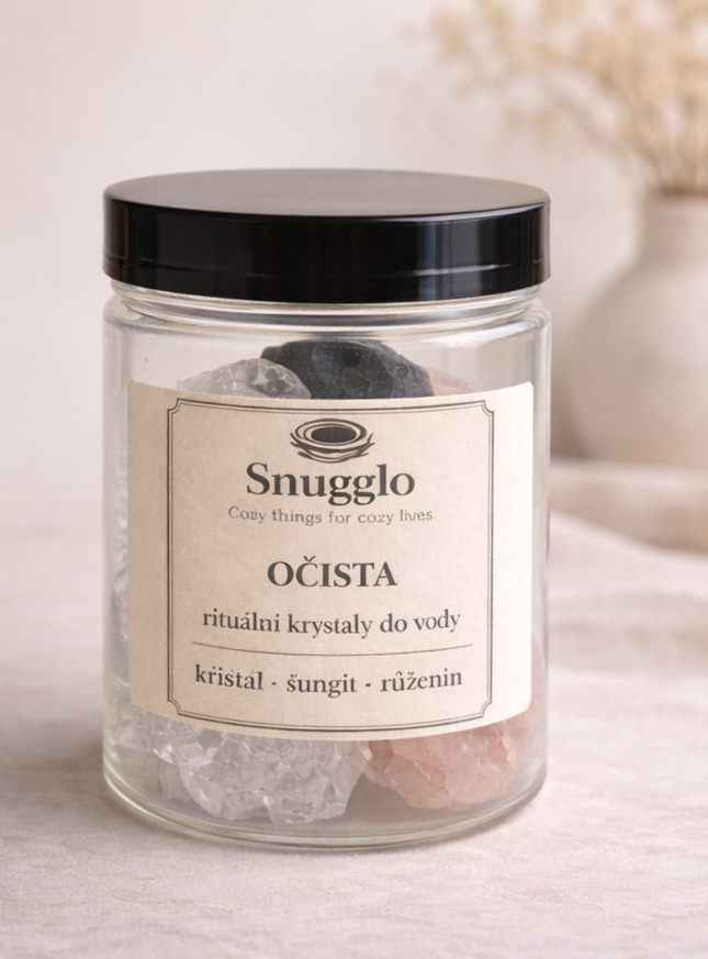 🌿 OČISTA (Rituální krystaly do vody)